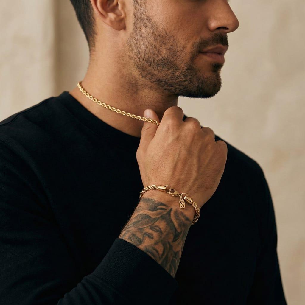 Bratara Sirius cu zale impletite