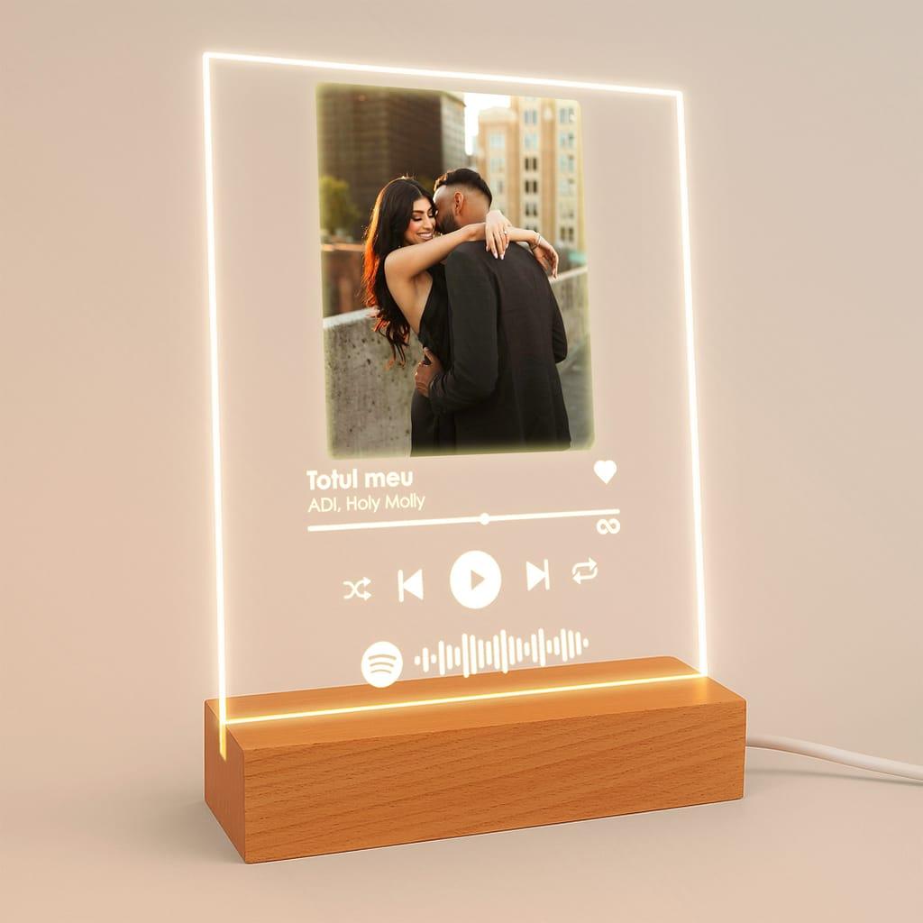Tablou Spotify LED