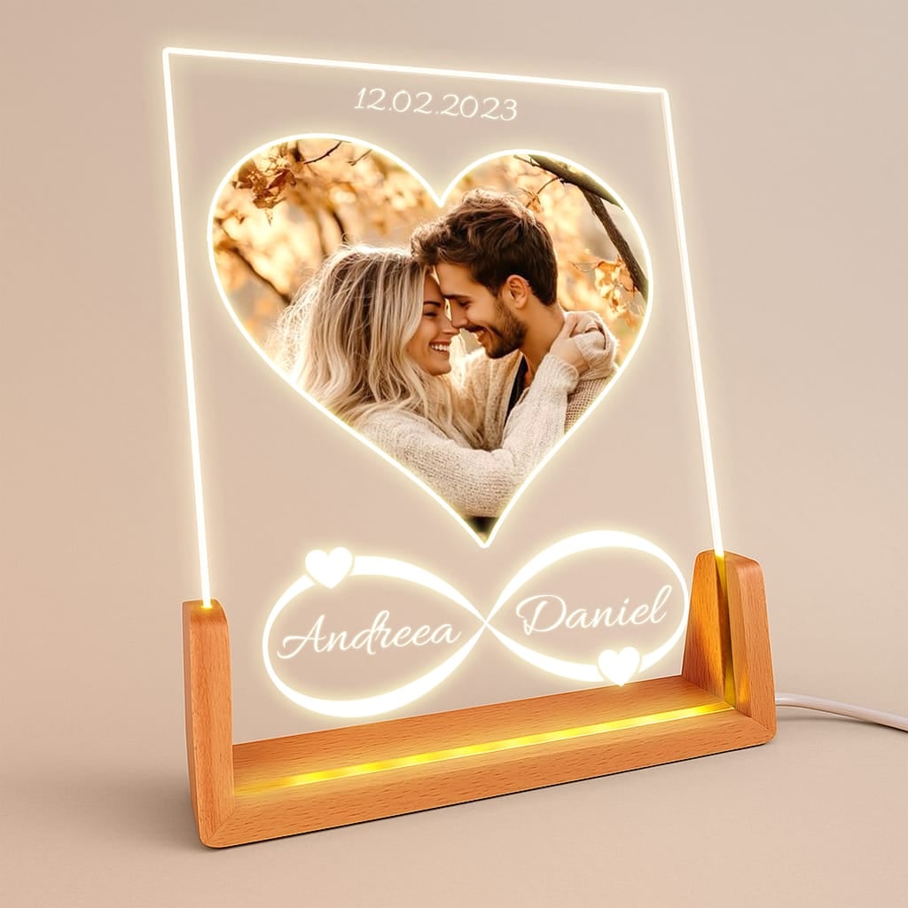 Tablou LED "Iubire Infinită"