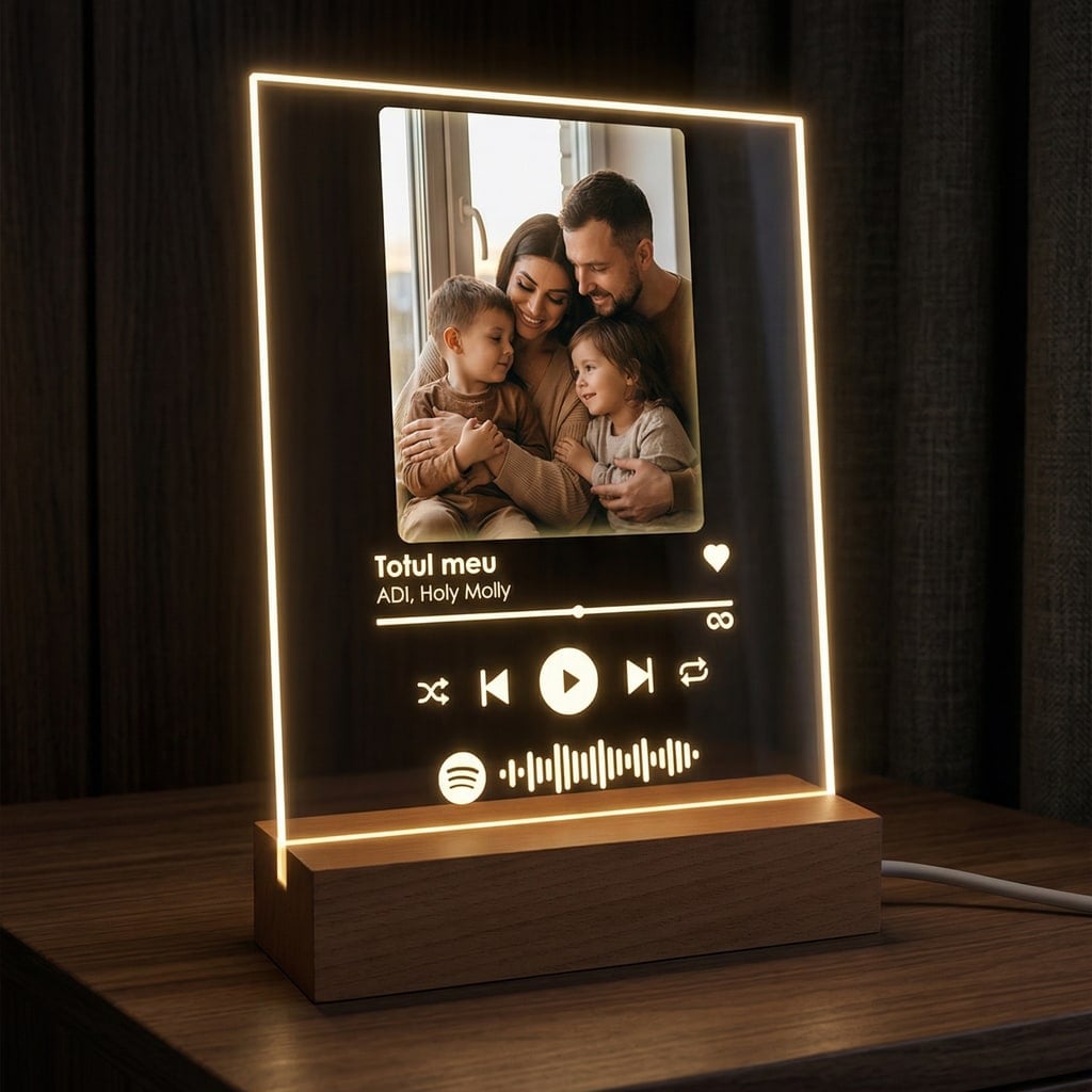 Tablou Spotify LED