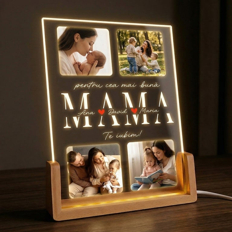 Tablou LED "Mama"
