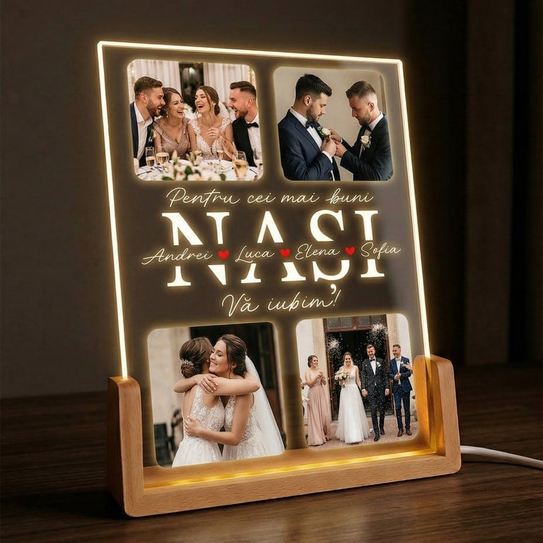 Tablou LED "Nași"