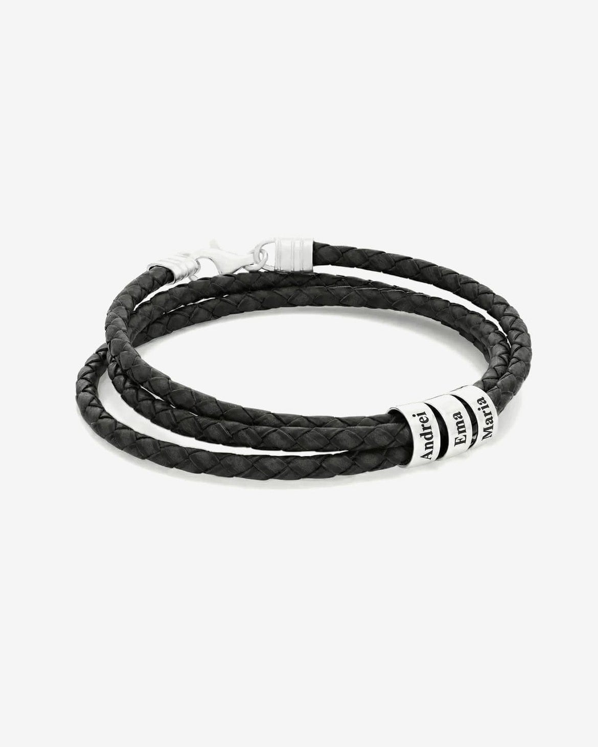 Bratara Navar din piele impletita