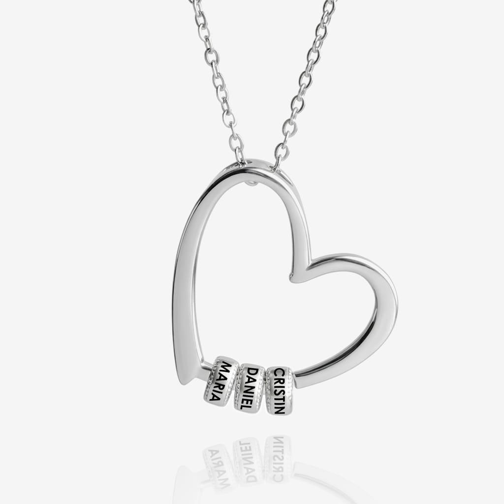 Colier Inima cu Talismane gravate